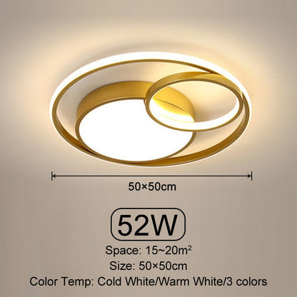 Modern Endless Ring LED Ceiling Lamp