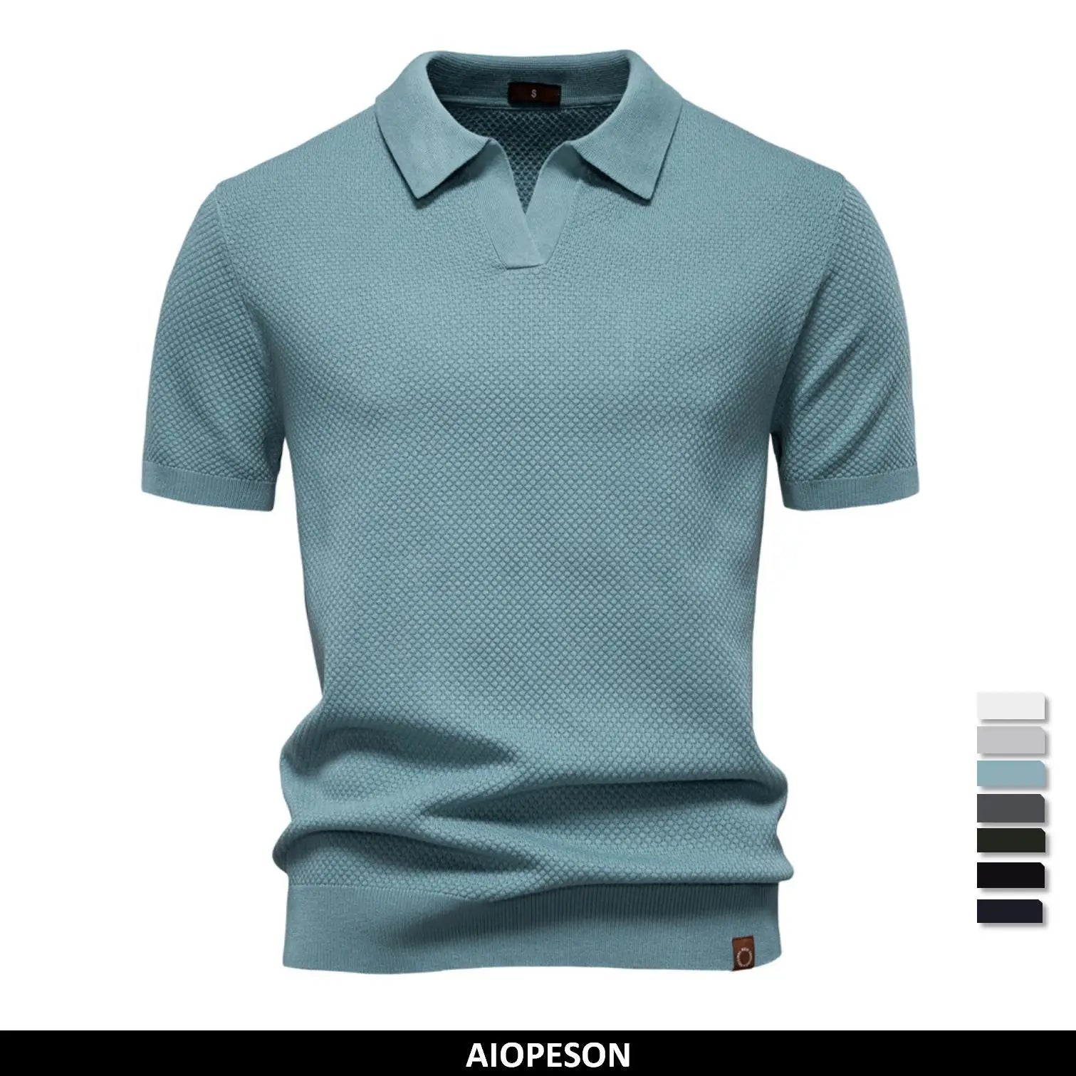 Lightweight Men's Casual Polo Shirt - BritishElegance