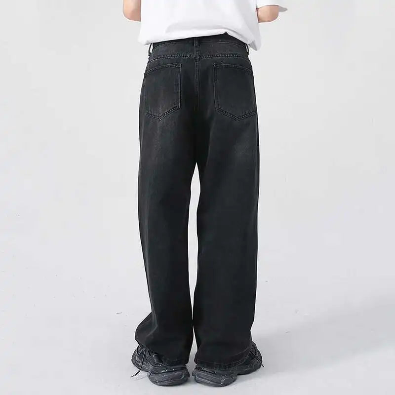 Relaxed Fit Distressed Mens Vintage Jeans - BritishElegance