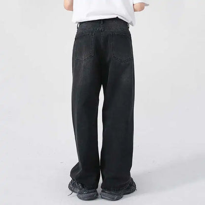 Relaxed Fit Distressed Mens Vintage Jeans - BritishElegance