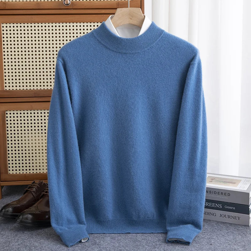 Classic Crew Neck Wool Pullover