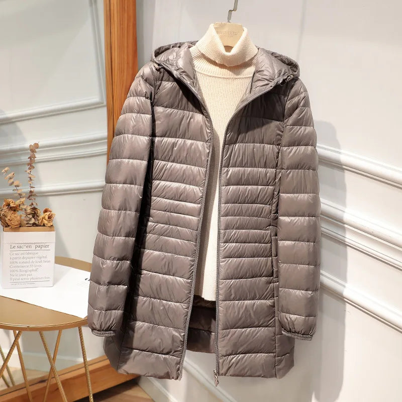 Ladies' Insulated Down Parka with Free Travel Bag