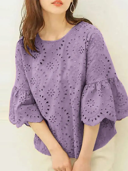Chic Crochet Lace Women's Top