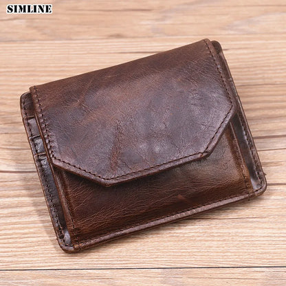 Authentic Leather Men's Wallet UK - BritishElegance