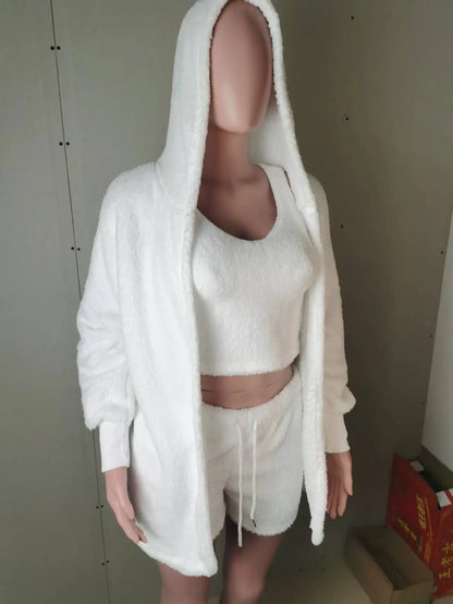 Soft Cozy 3-Piece Lounge Wear Set for Women