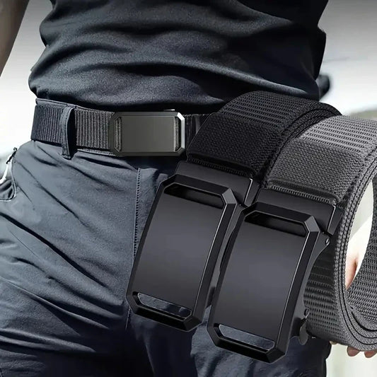 Adjustable Quick Release Military Web Belt - BritishElegance