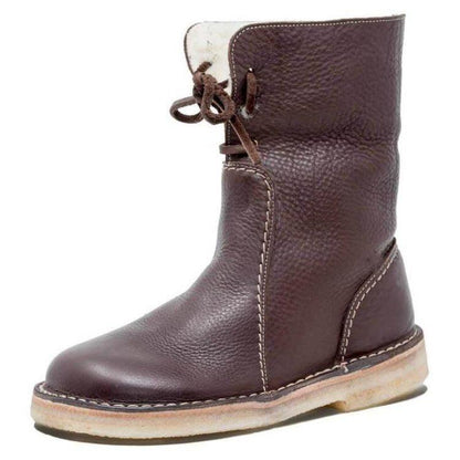 Kate | Winter-Ready Fleece Boots with Wool Lining