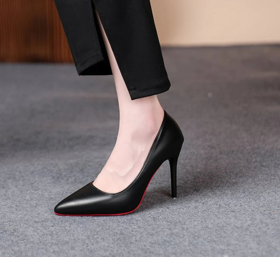 Luxury High Heel Red Shoes for Women