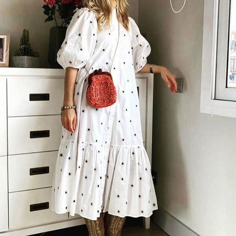 Casual Floral Maxi Summer Dress - BritishElegance