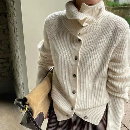 Clara - Cardigan for women, cozy knitted sweater