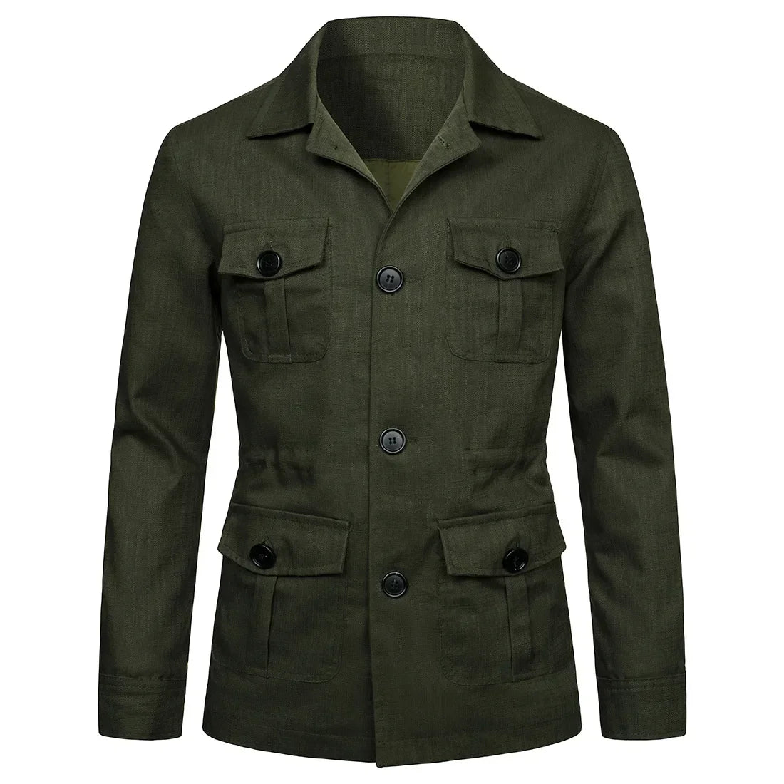 Classic Cotton Safari Jacket for Men