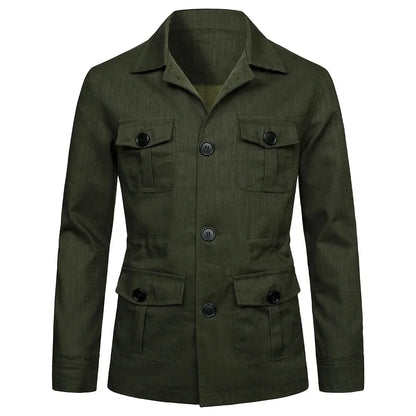 Classic Cotton Safari Jacket for Men