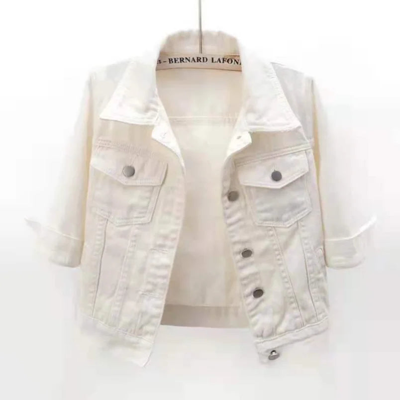 Fashionable Ladies Denim Vest Jacket