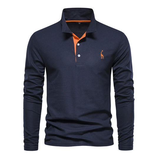 Classic Embroidered Mens Polo Shirt - BritishElegance