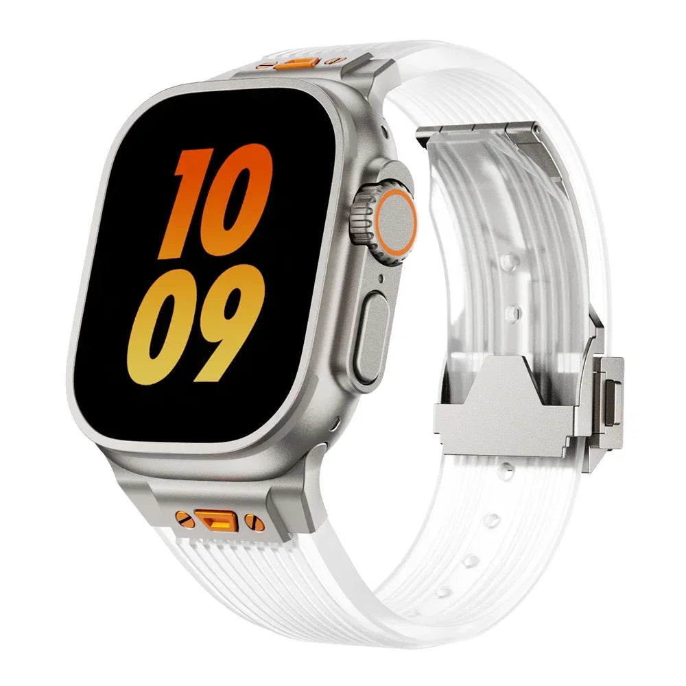 Soft Transparent Apple Watch Band For Daily Wear