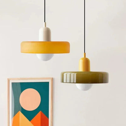 Elegant Glass Pendant LED Ceiling Light Fixture - BritishElegance