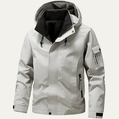 Men’s Hooded Utility Weather Jacket