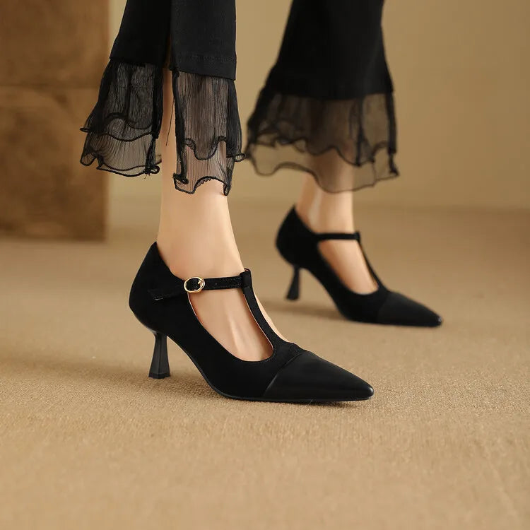 Vistra Leather Heels