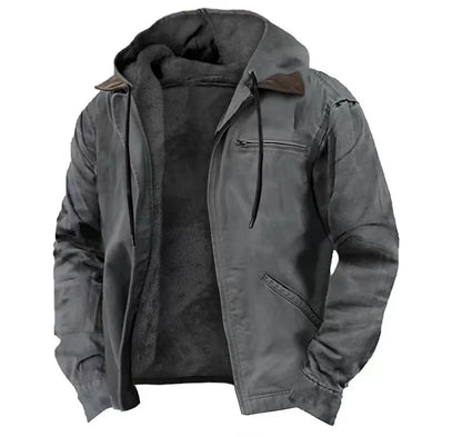 Cozy Men's Fleece Hooded Sweatshirt