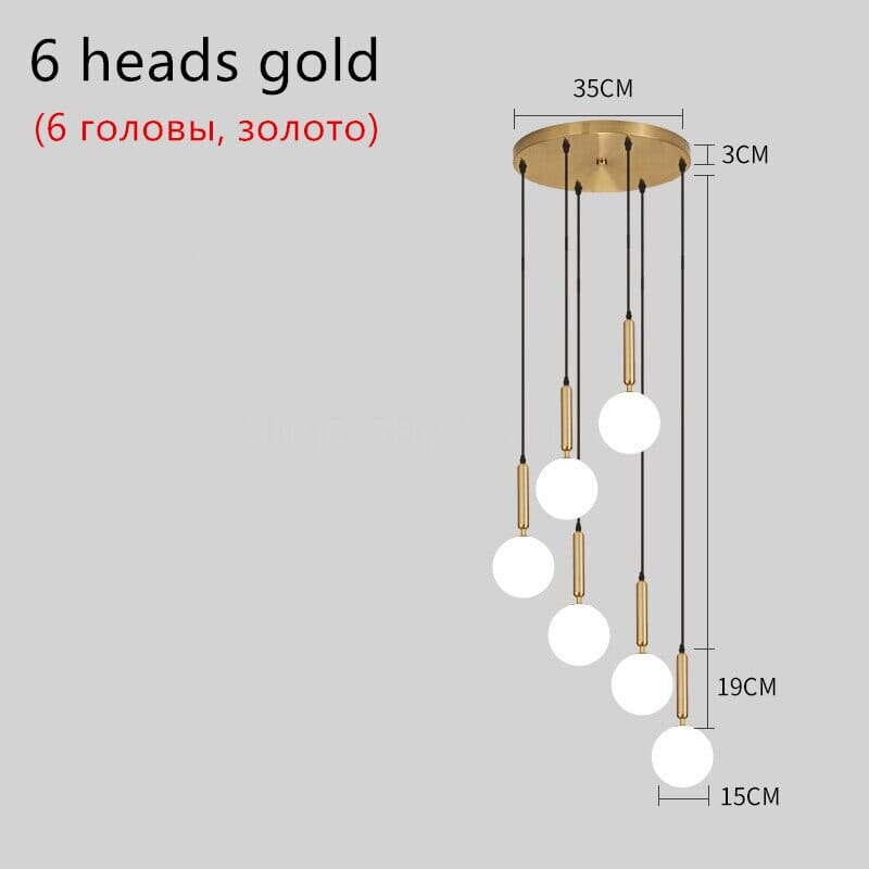 Luxury Glass Ball Chandelier