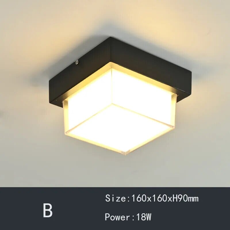 Vintage Patterned Overhead Lighting for Hallways
