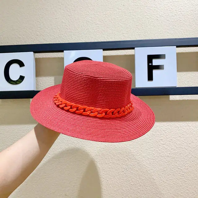 Classic Wide Brim Sun Straw Hat