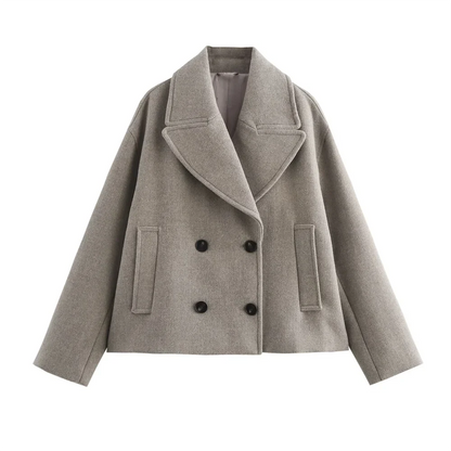 Classic Fit Double Breasted Winter Women's Coat