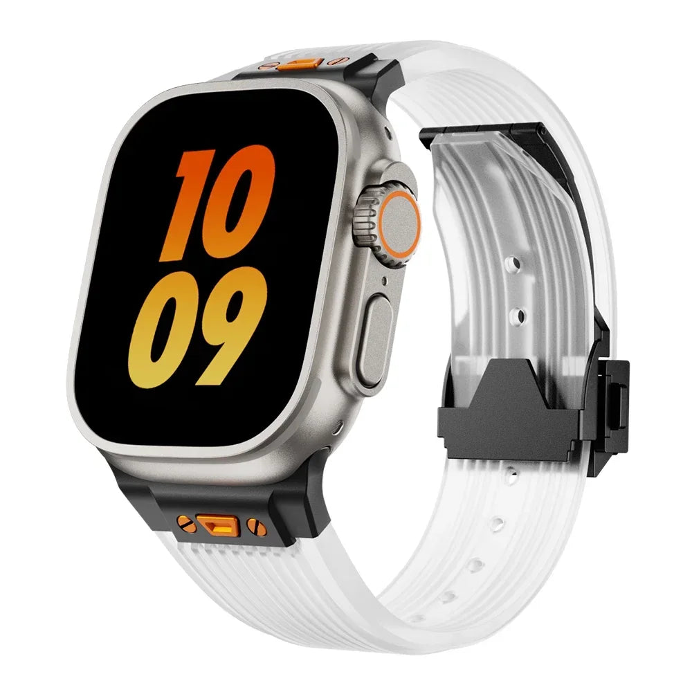 Soft Transparent Apple Watch Band For Daily Wear