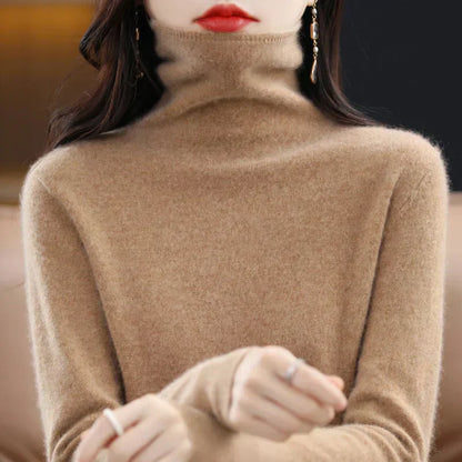 Soft Merino Wool Women's Crew Neck Sweater