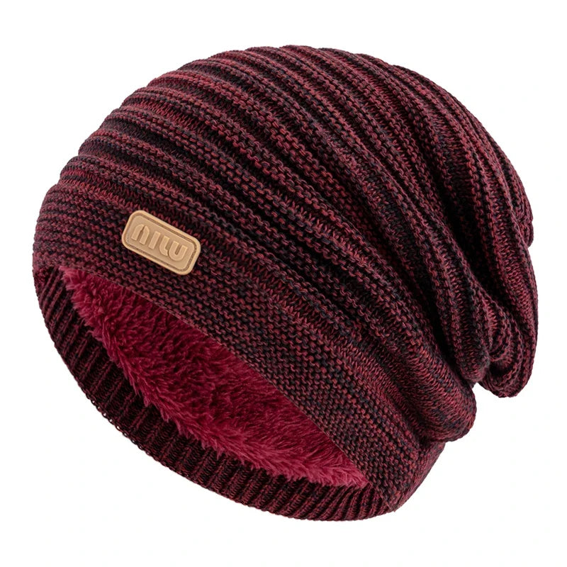 Casual Stripe Warm Winter Hat