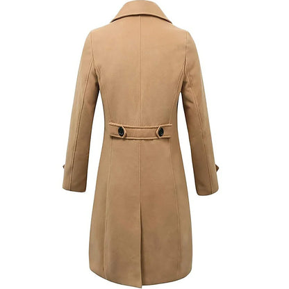 Mason – Men’s Double Breasted Mid-Length Coat | Casual Elegance