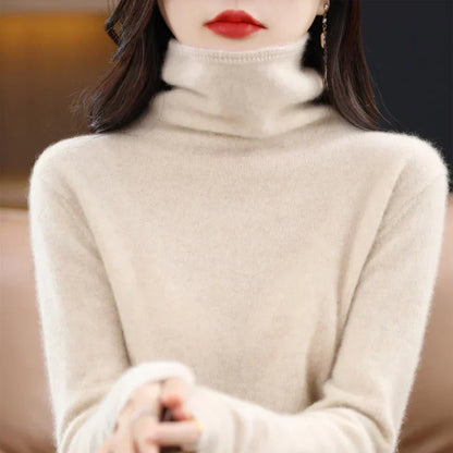 Soft Merino Wool Women's Crew Neck Sweater