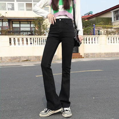 Classic High Waist Wide Leg Jeans for Women