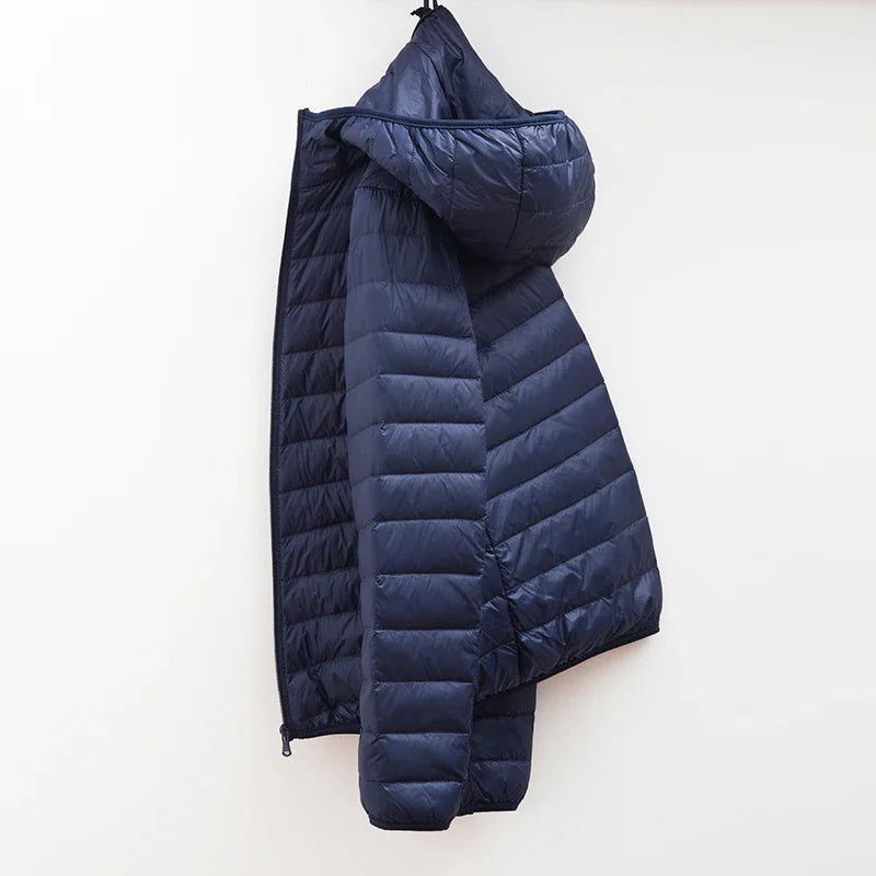 Warm Men's Down Filled Parka Winter Jacket