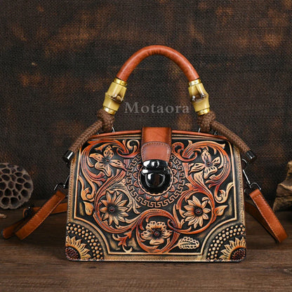 Classic Leather Look Crossbody Bag – Big Womens Shoulder Bag