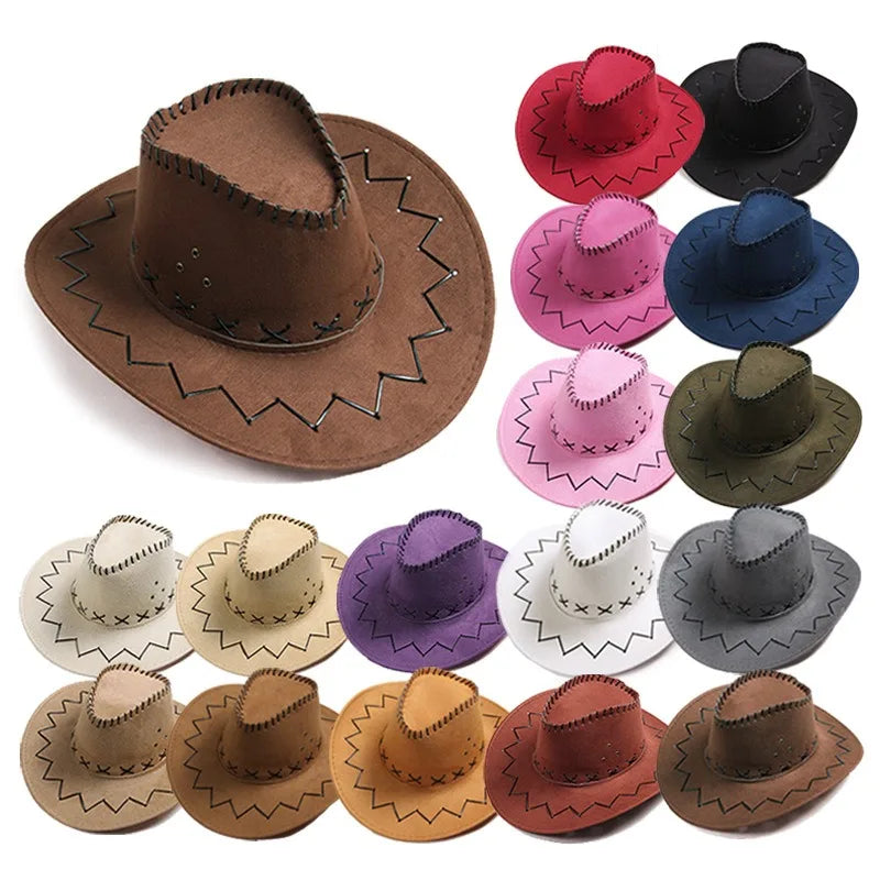 Classic Rhinestone Wedding Cowgirl Hat - BritishElegance