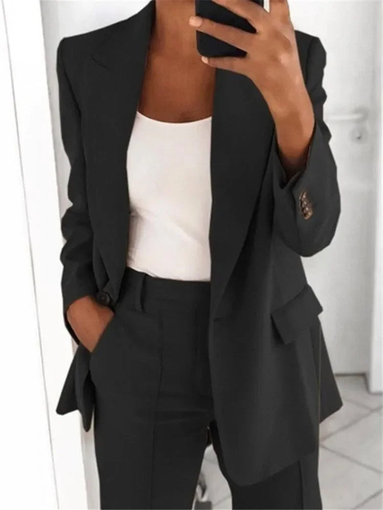 Comfortable Fit Women's Office Blazer