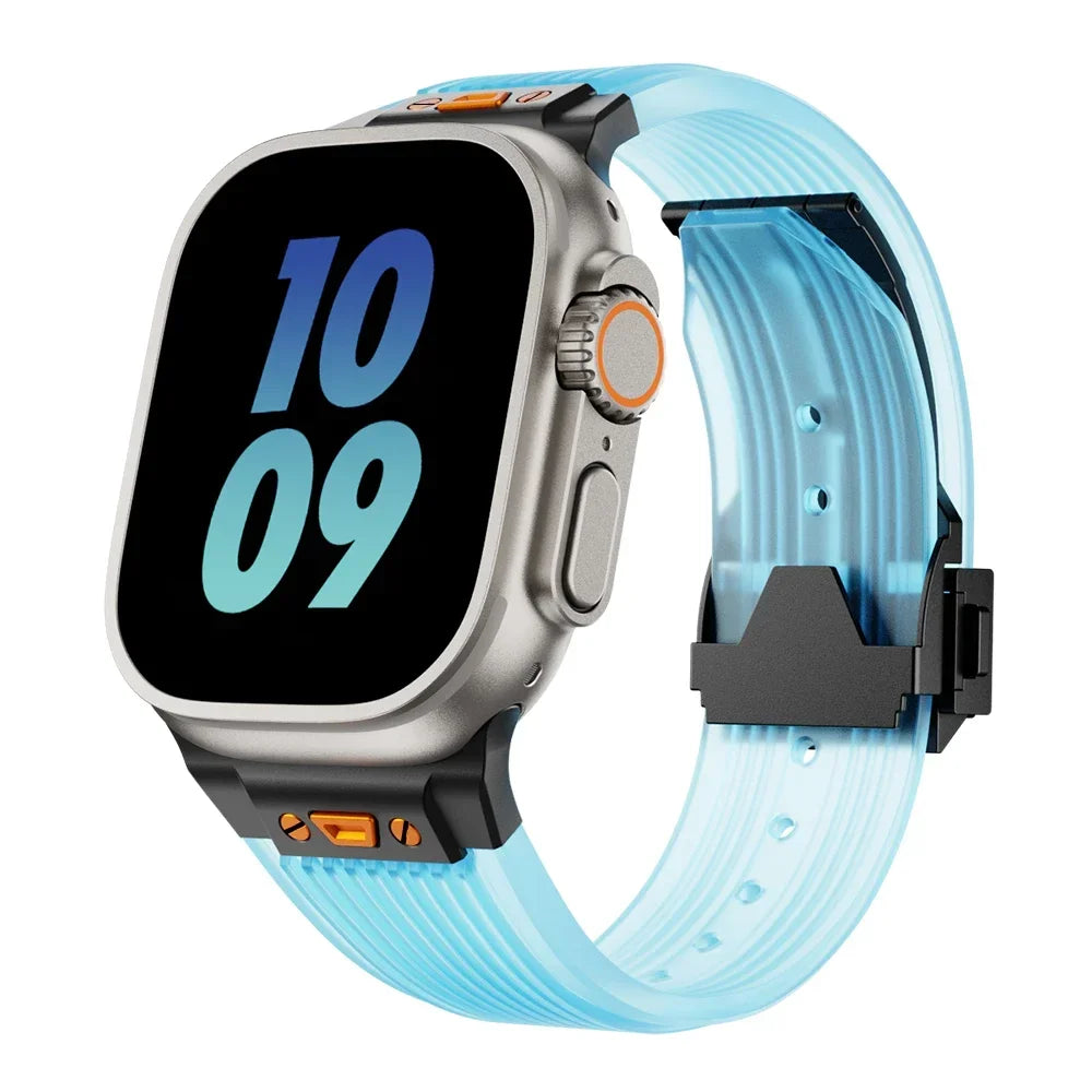 Soft Transparent Apple Watch Band For Daily Wear