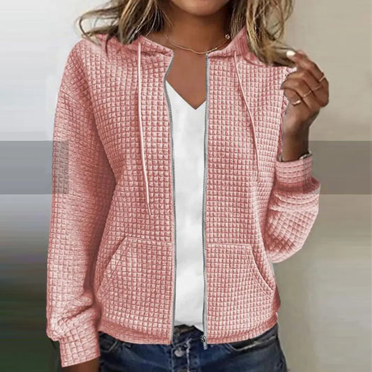 Maelis – Elegant Checkered Blazer Jacket