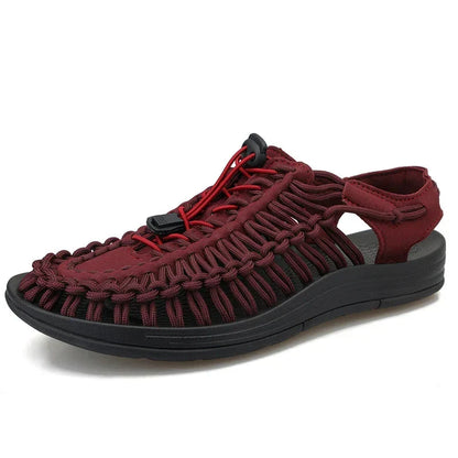 Kairo | Flex-Knit Sport Sandals – Braided Cord Design with Cushioned Sole
