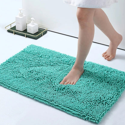 Soft Grip Anti Slip Bathroom Floor Mat With Suction Backing