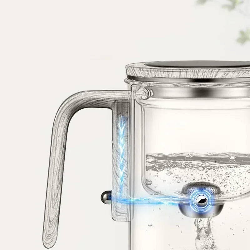 Clear Glass Tea Infuser Pot With Strainer - BritishElegance