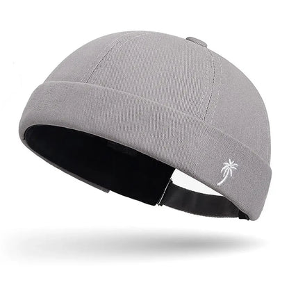 Casual Embroidered Coconut Beanie Cap