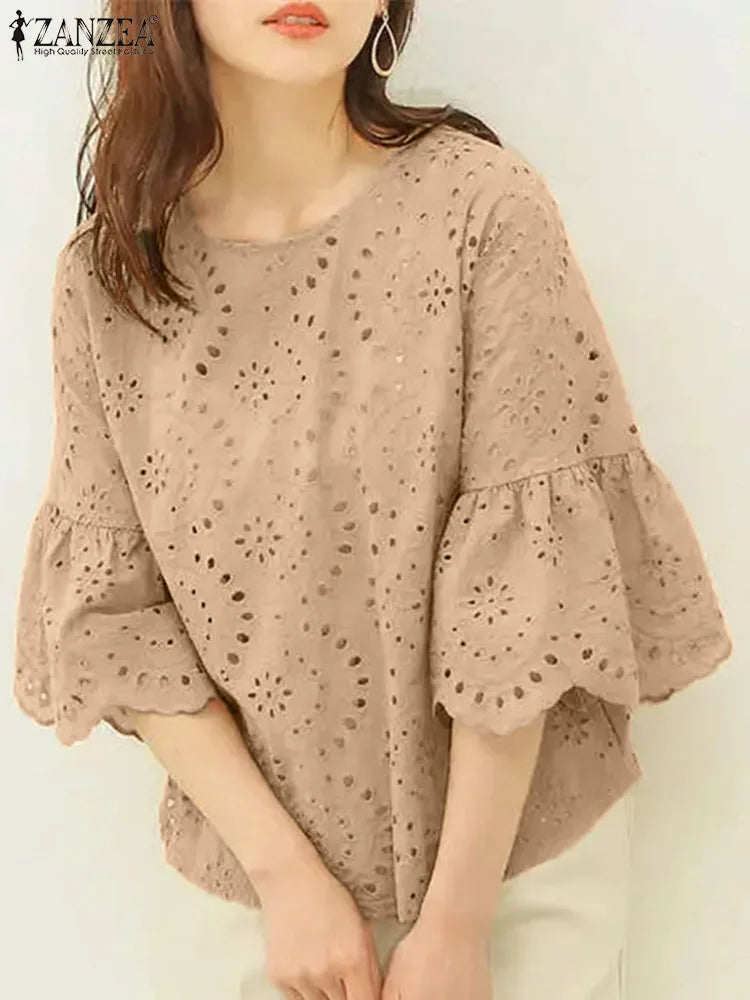 Chic Crochet Lace Women's Top