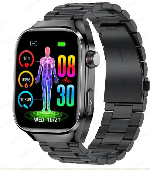 Smart Health Watch with Bluetooth ECG Blood Monitor