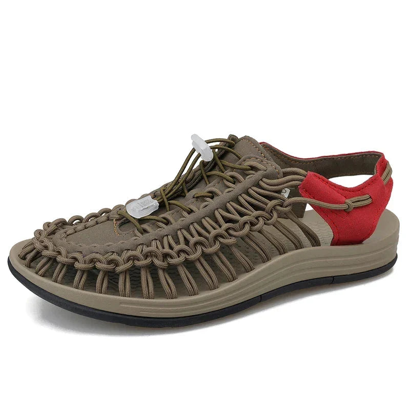 Kairo | Flex-Knit Sport Sandals – Braided Cord Design with Cushioned Sole