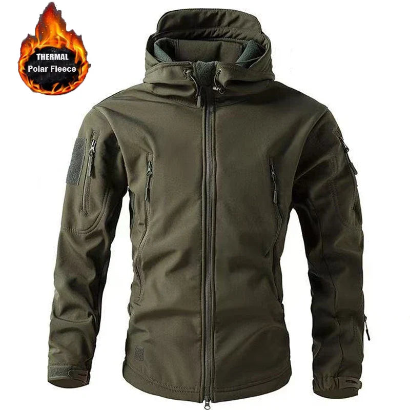 Warm Breathable Mens Waterproof Jacket