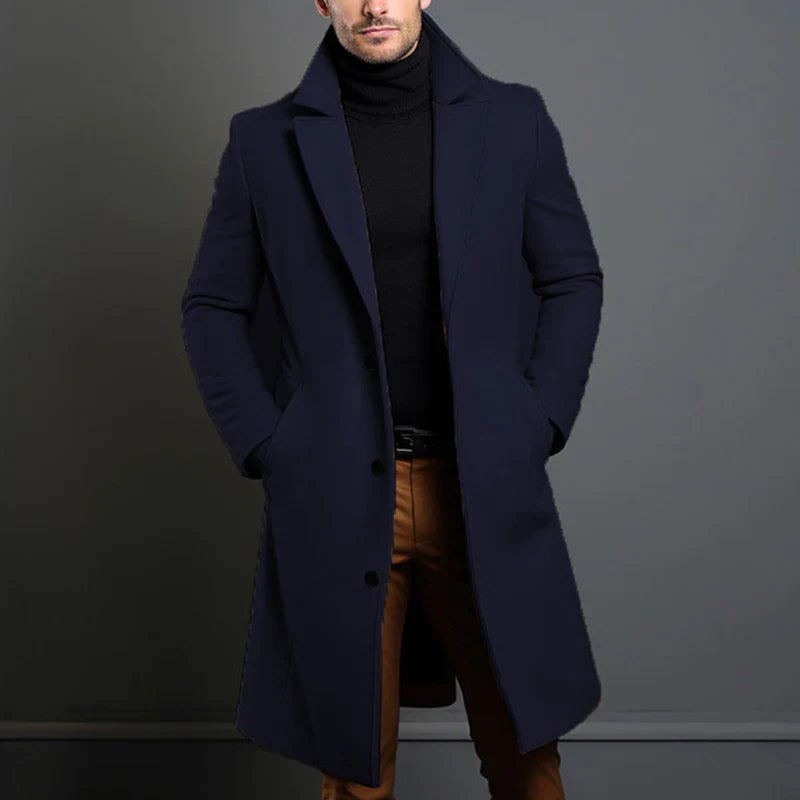 Classic Men's Wool Winter Coat