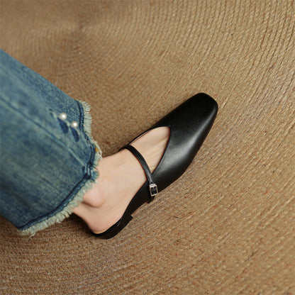 Miral Genuine Leather Mules