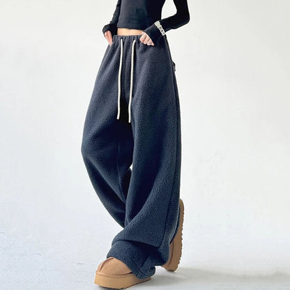 Isla Wide-Leg Sweatpants | Drawstring Waist Sweatpants